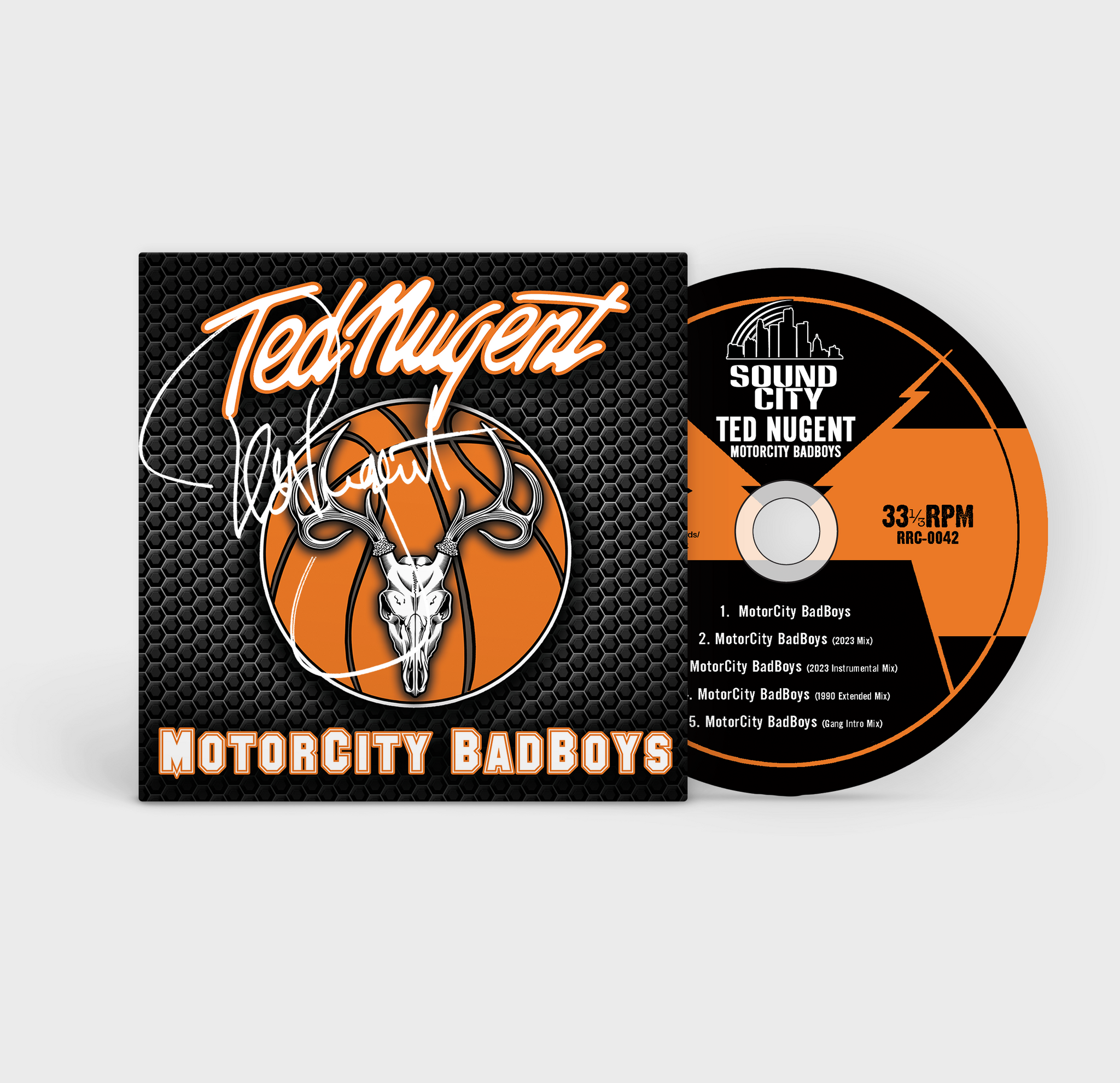 Ted Nugent - MotorCity BadBoys ~ Signed CD