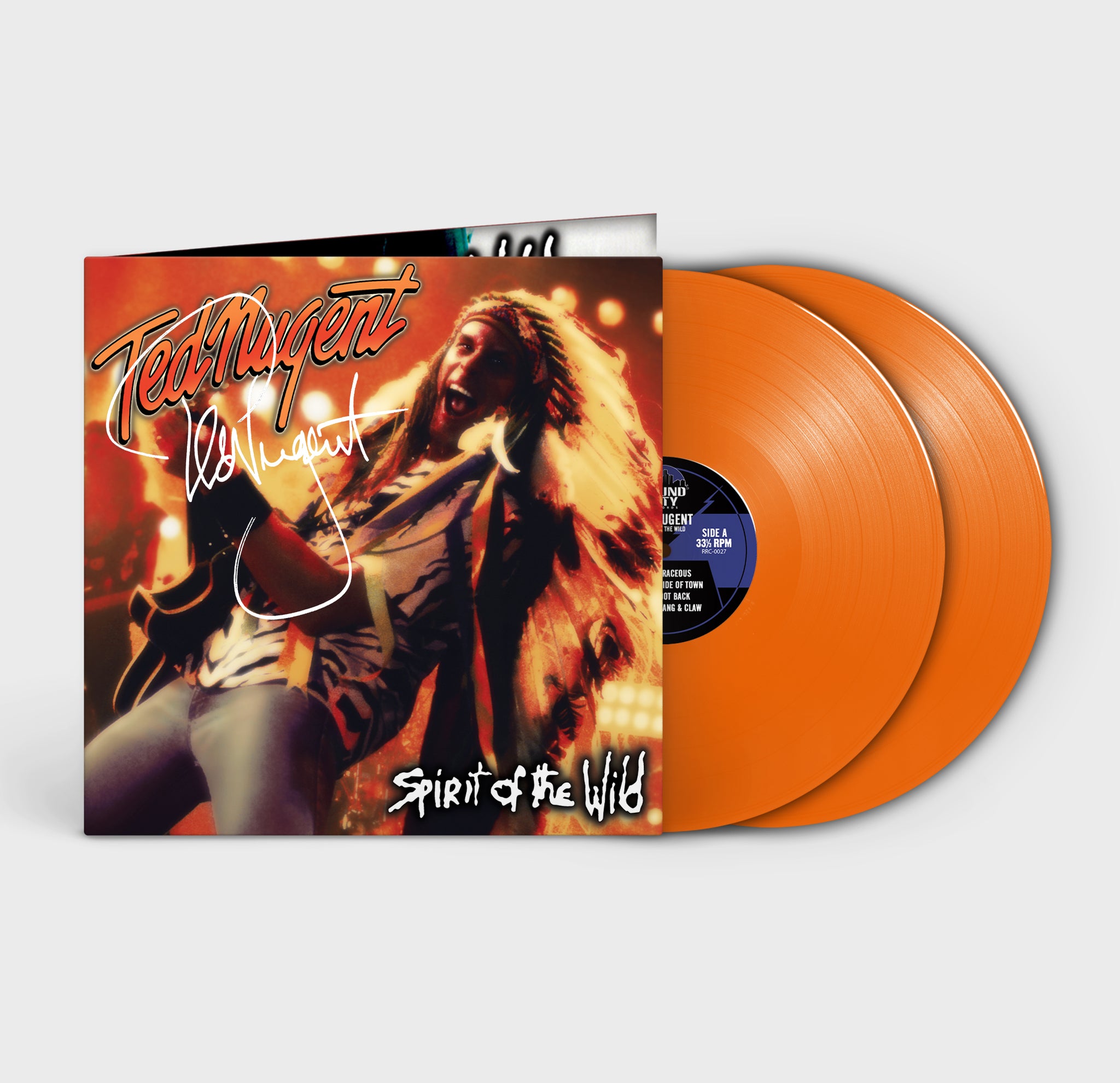 Ted Nugent - Spirit of The Wild ~ SIGNED Vinyl by TED NUGENT