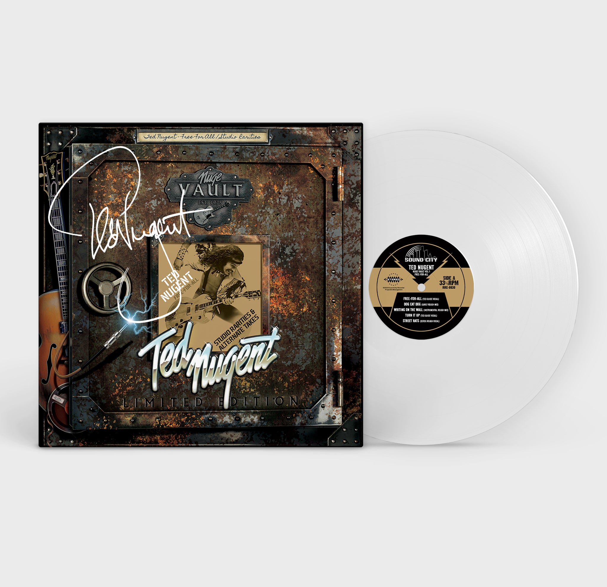 Ted Nugent - Nuge Vault Vol.1: Free For All ~ SIGNED Vinyl by TED NUGENT