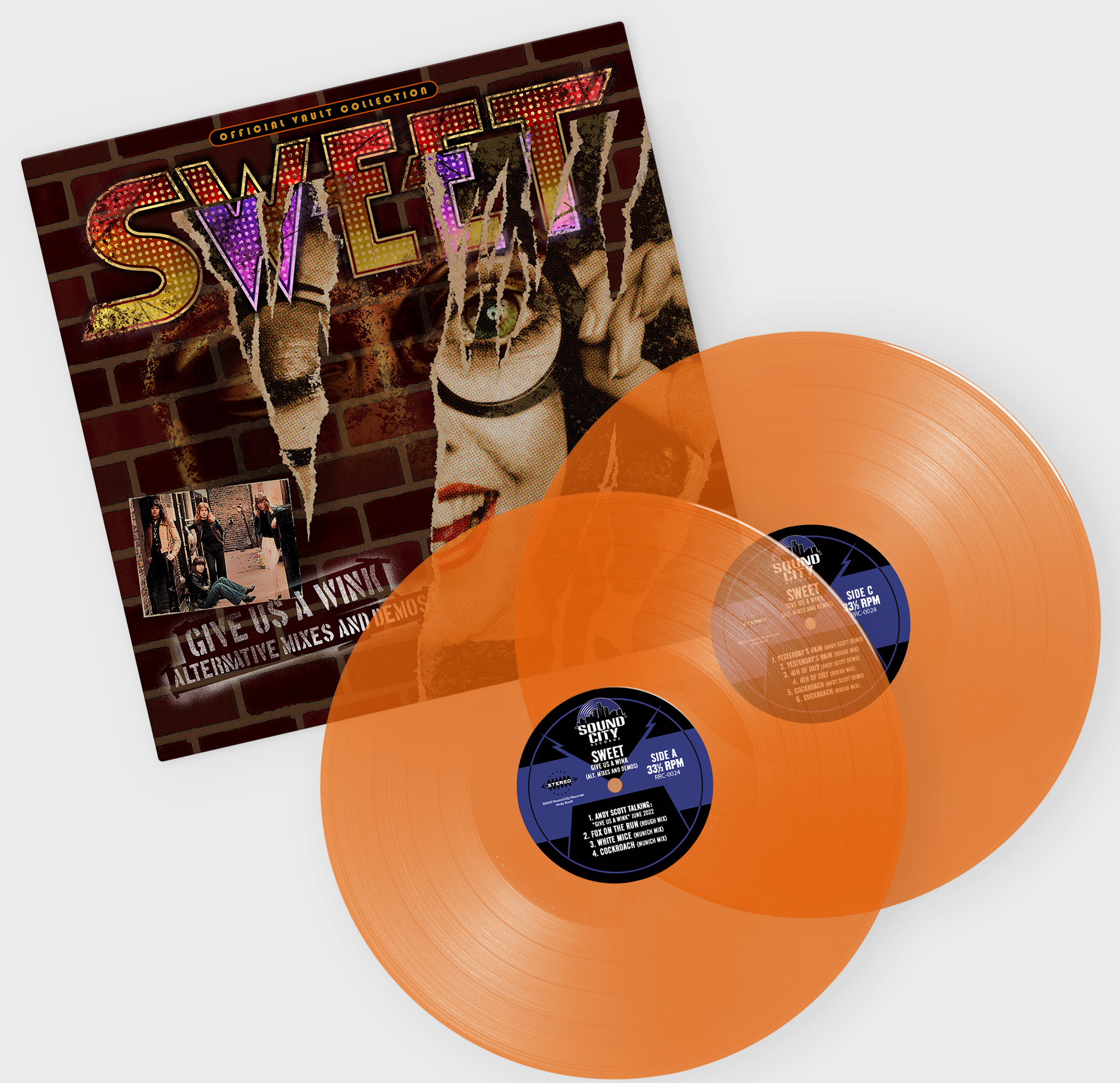 The Sweet - Give Us Wink Alt. Mixes & Demos ~ 2xLP Vinyl