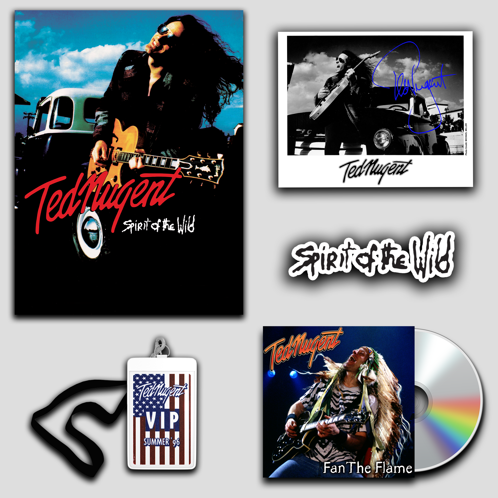 Ted Nugent - Fan The Flame Signed Boxset