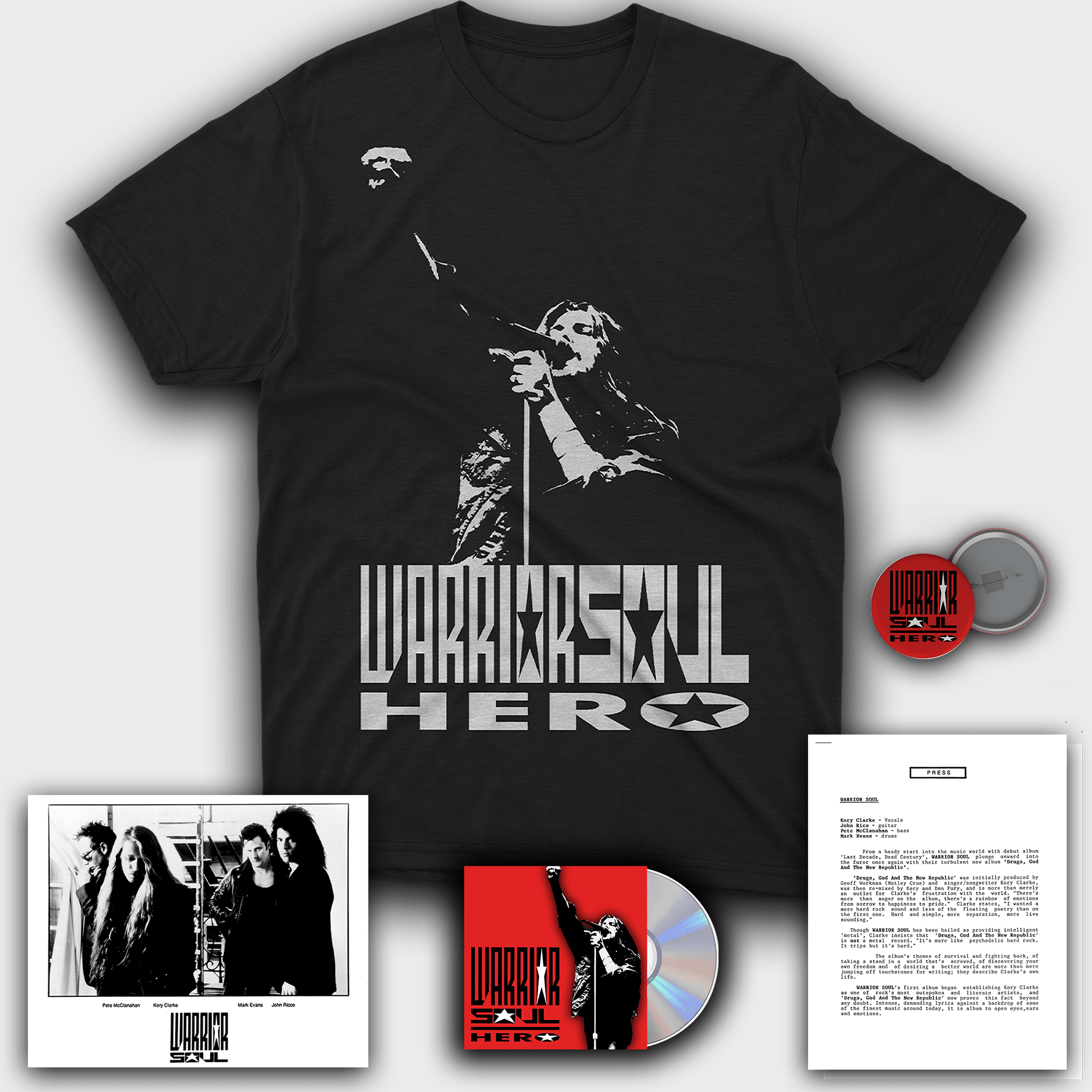 Warrior Soul - Hero Boxset (PRE ORDER) - Sound City Music Group